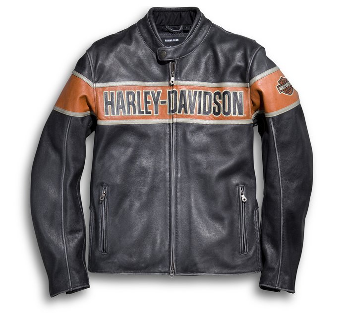 Men’s Victory Lane Leather Jacket - Tall 1
