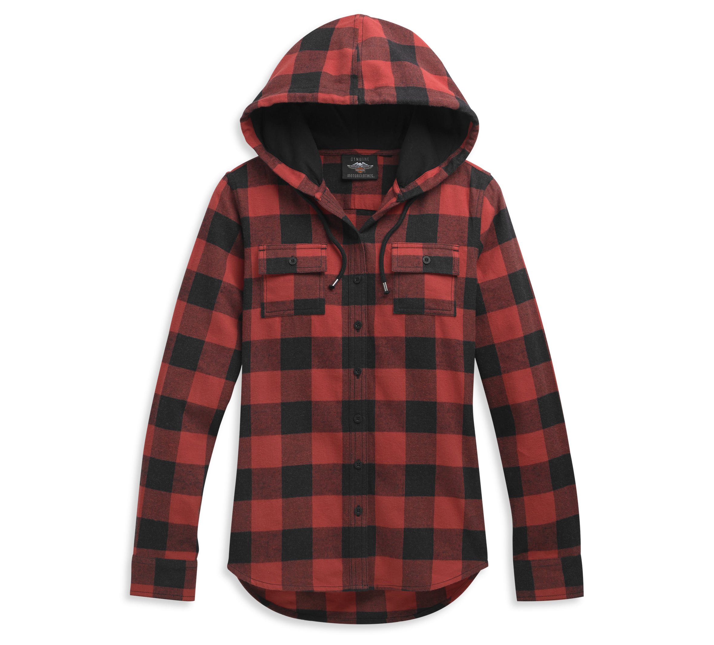 Buy > harley davidson hooded flannel shirt jacket > in stock