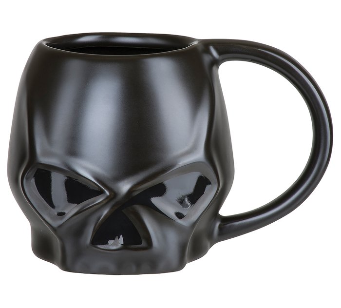 Sculpted Skull Coffee Mug 1