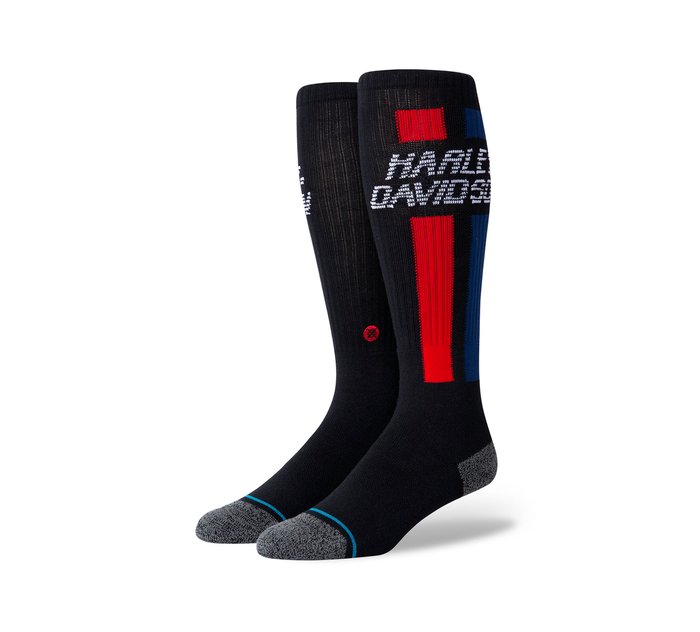 Harley Vertical Over The Calf Socks para hombre 1