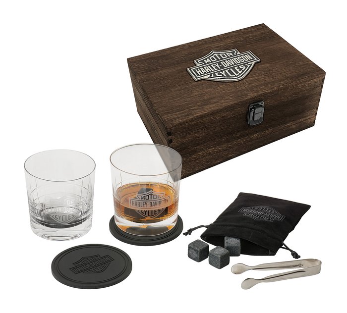 Premium Whiskey Glass Gift Set 9865522VX Harley