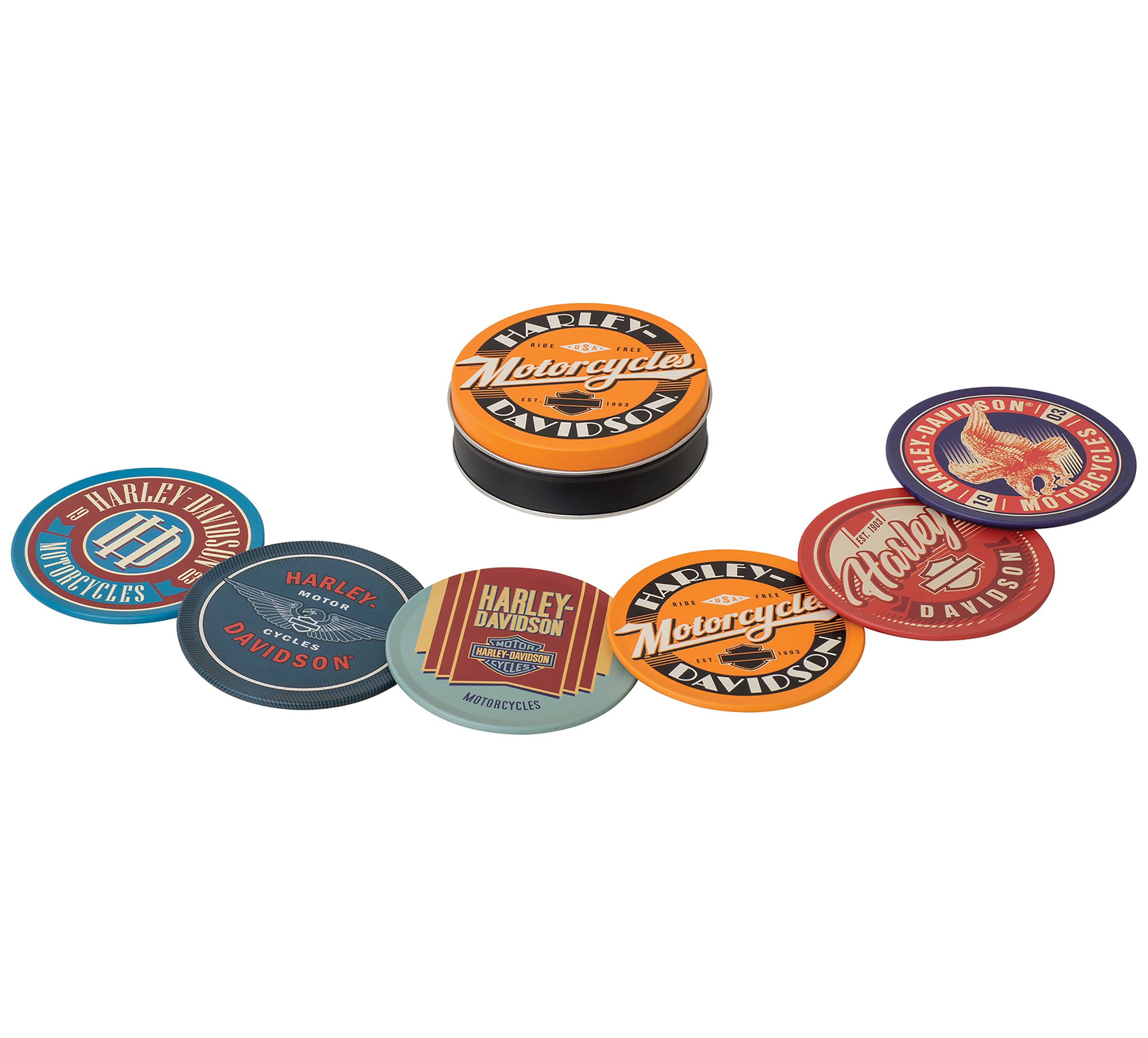 Harley-Davidson 300 Chip Poker Set w/ FREE Shipping 