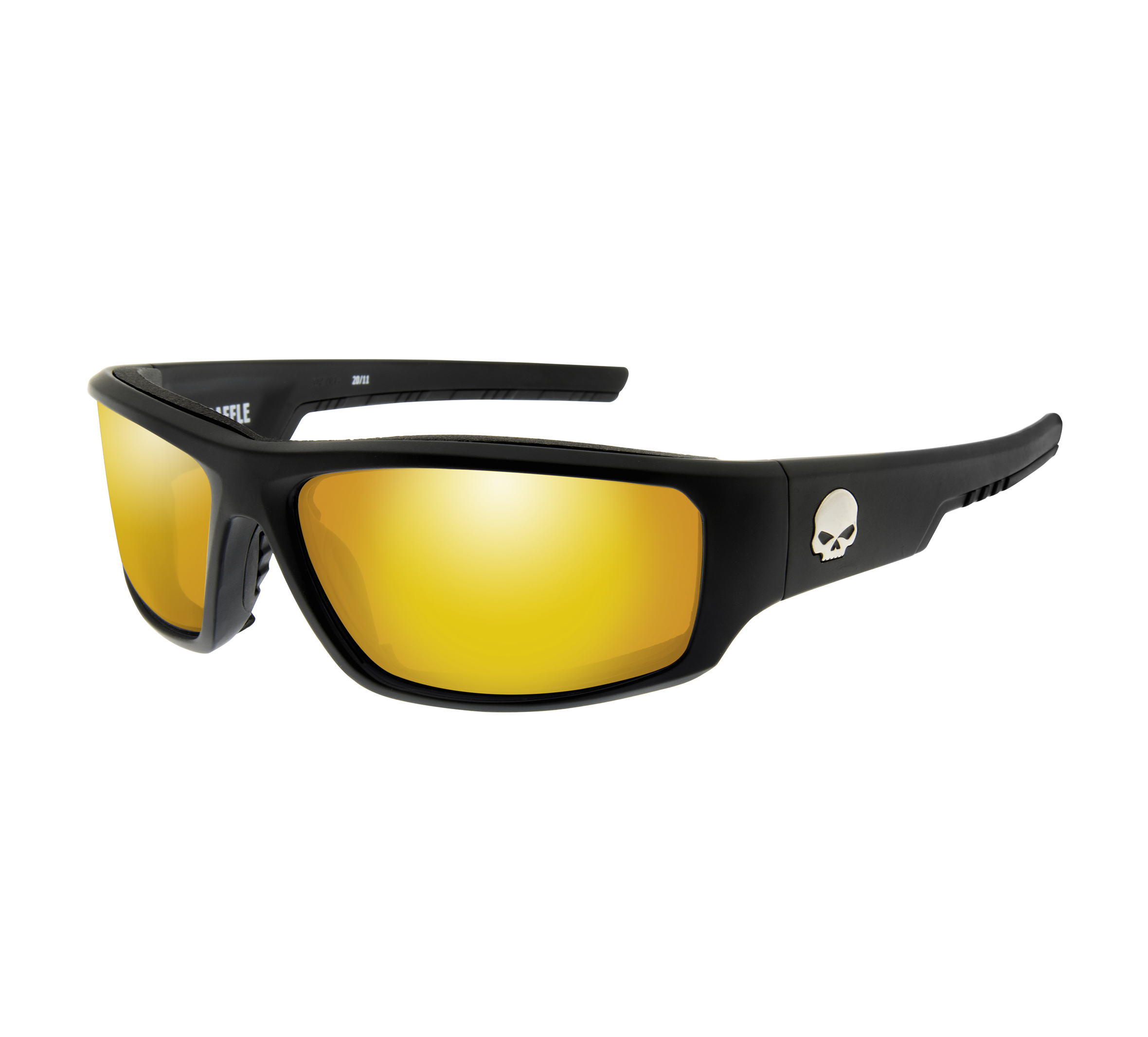 Brown Frames & Green Lens Harley-Davidson Men's Kickstart H-D Script Sunglasses 