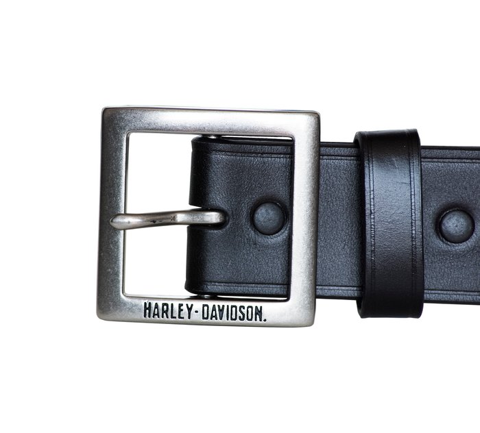 Harley-Davidson Men's Heritage Garrison Belt, Black - 32