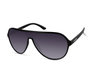 Casual Pilot Sunglasses - Shiny Black