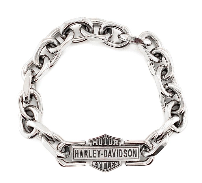 Men's Vintage Bar & Shield Link Bracelet 1