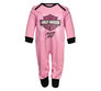 Infant Girl's Interlock Footed Coverall