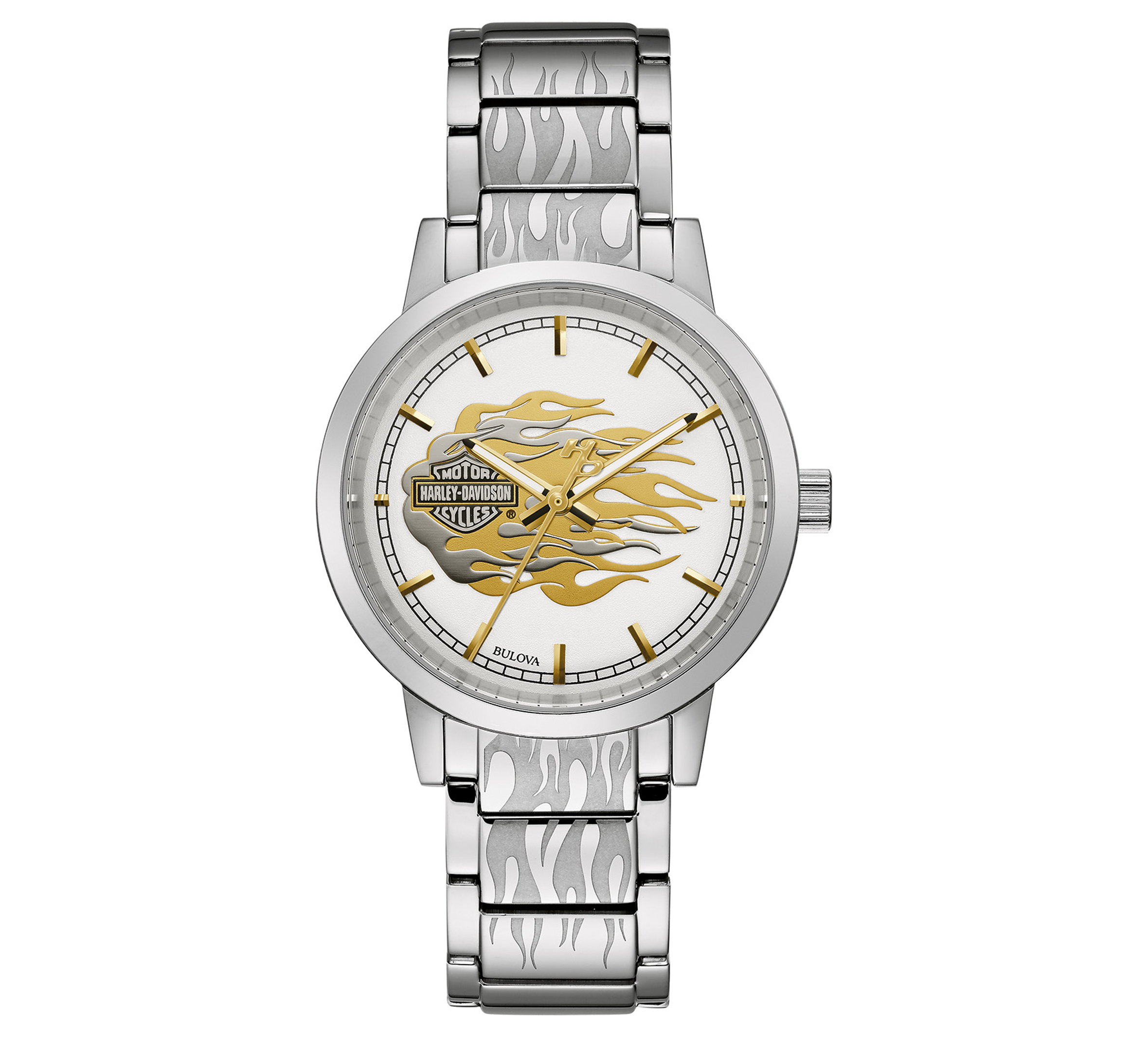 Women's Harley-Davidson Bar & Shield Flame Watch