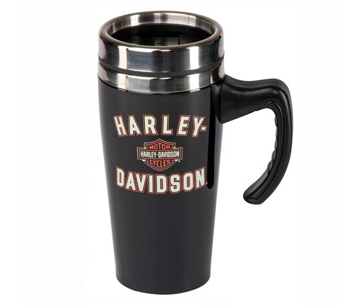 Harley-Davidson® Ride & Rest Travel / Coffee Ceramic Mug Set, Black &  Orange - Wisconsin Harley-Davidson