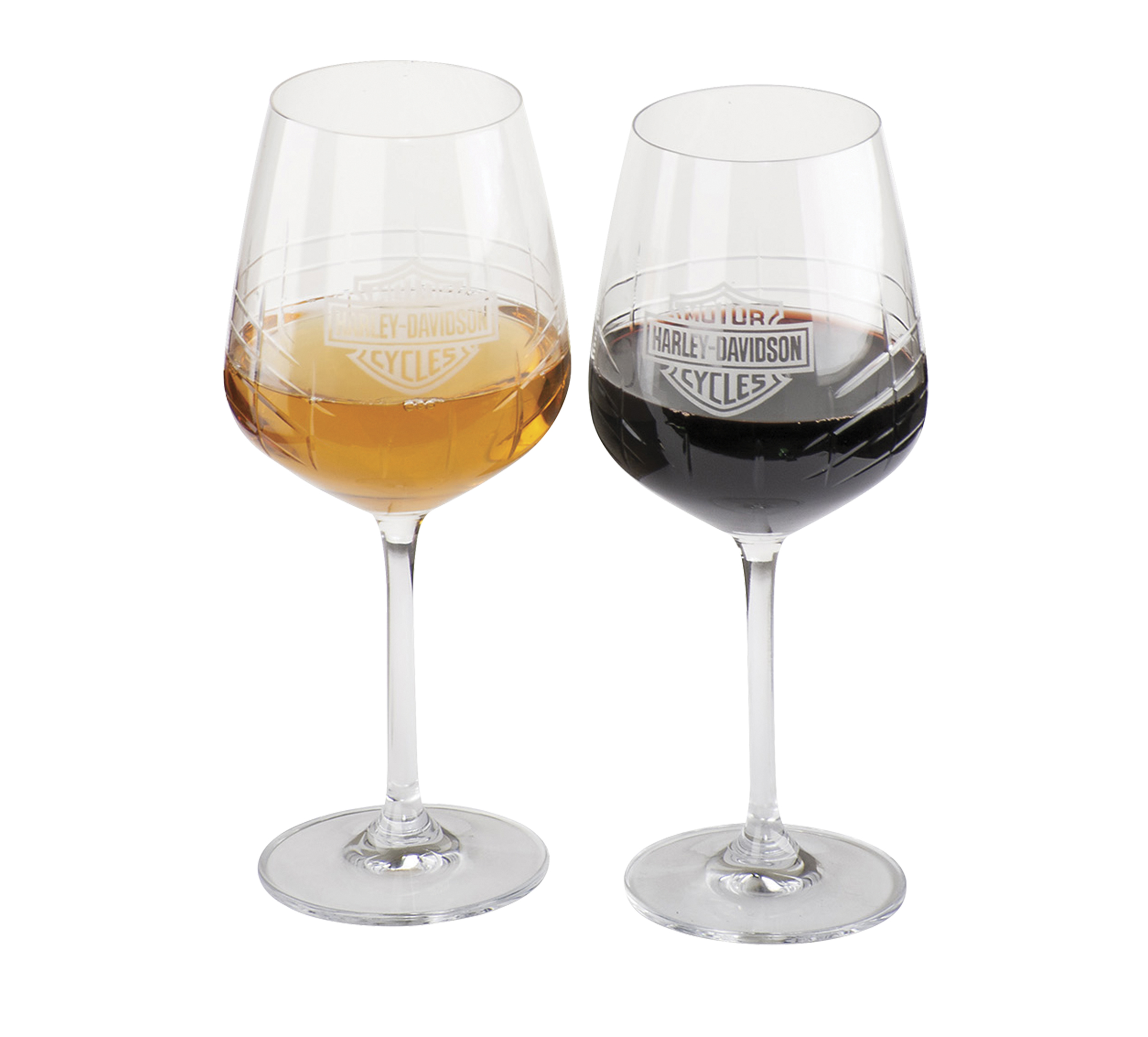 H-D Crystal Wine Glass Set of 2 | Harley-Davidson USA