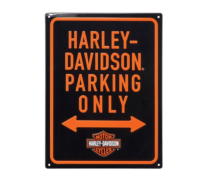 H-D™ Parking Only Tin Sign 1