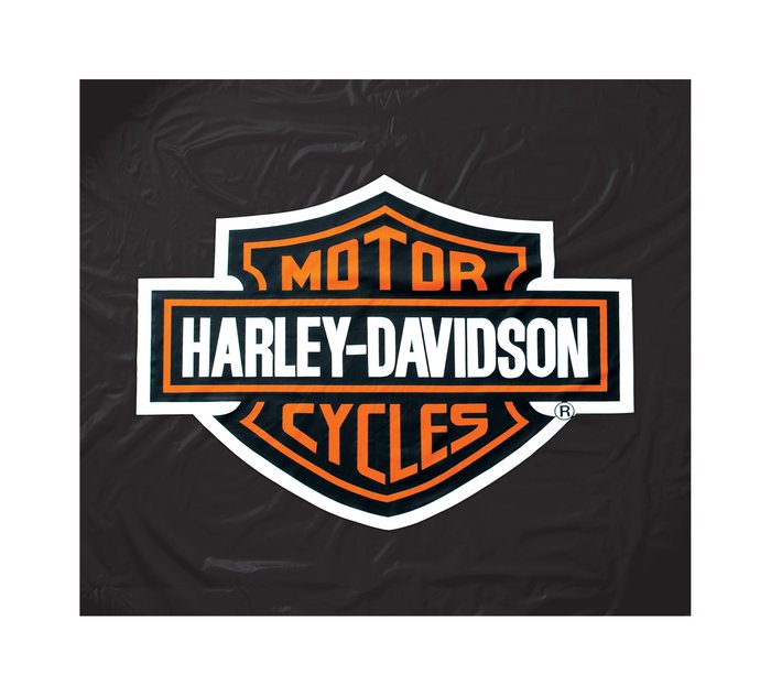 Harley-Davidson 8 Ft Black Vinyl Pool Table Cover 1