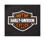 Harley-Davidson 8 Ft Black Vinyl Pool Table Cover