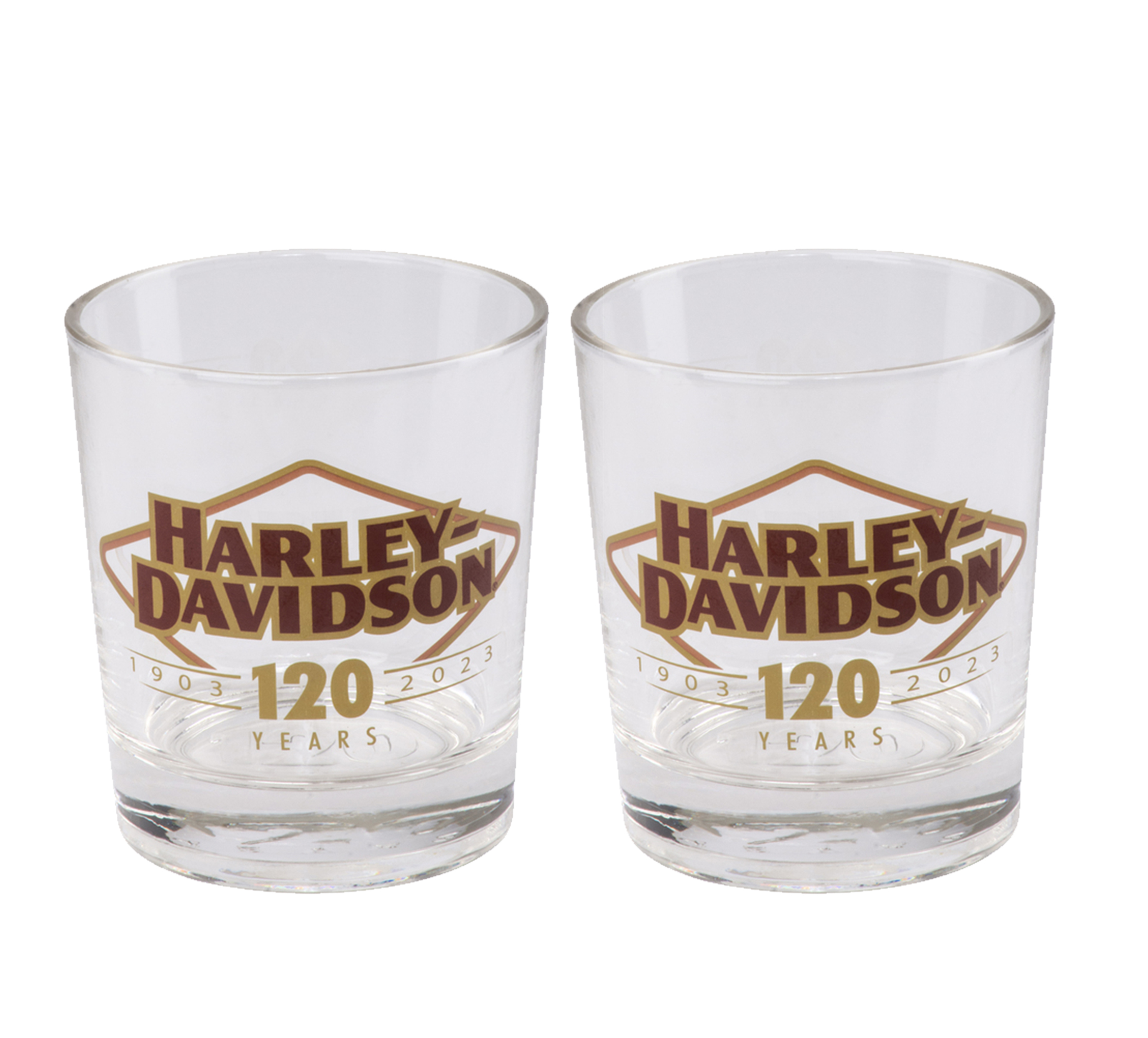 120th Anniversary DOF Glass Set of 2