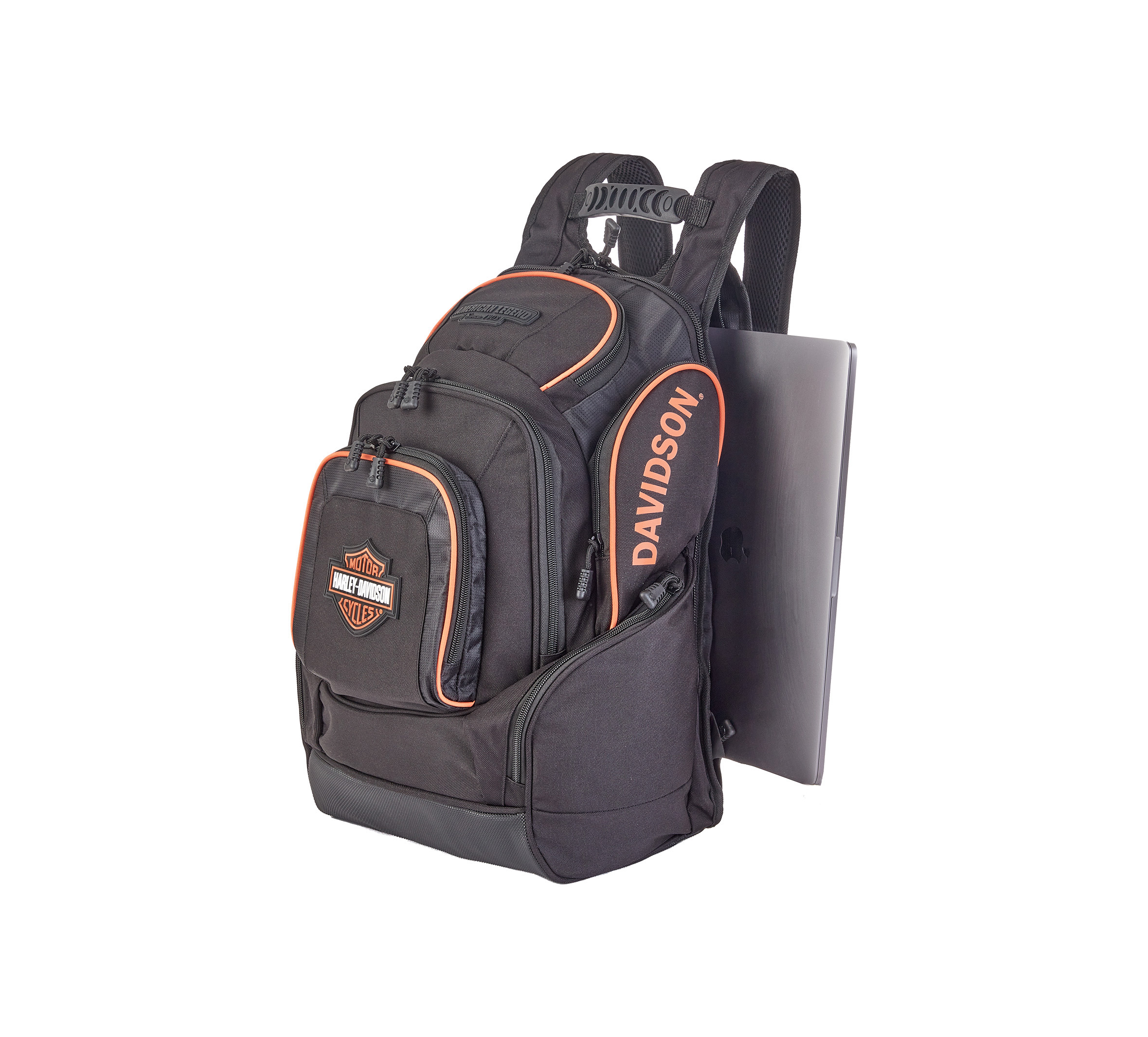 Legend Backpack - Black/ Orange | Harley-Davidson USA
