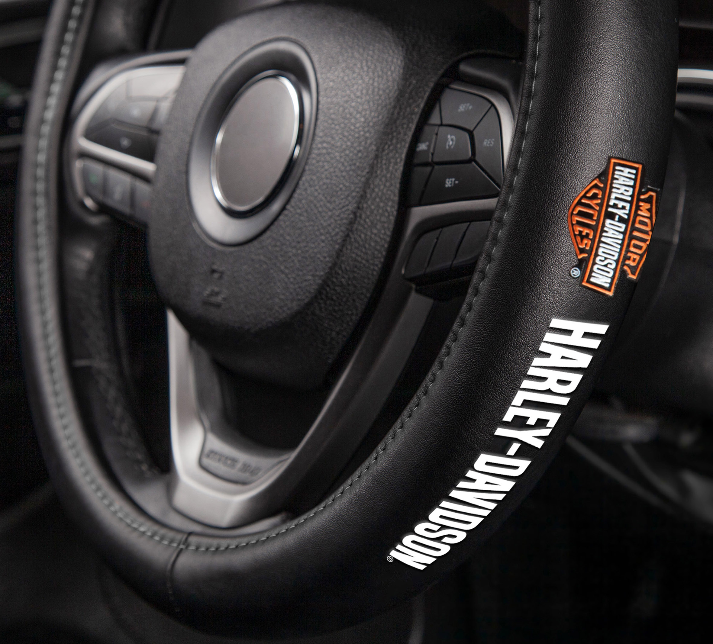 Bar & Shield Steering Wheel Cover and Seat Cover Kit, Set of 3