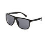 Oversize Oval Plastic Sunglasses - Black