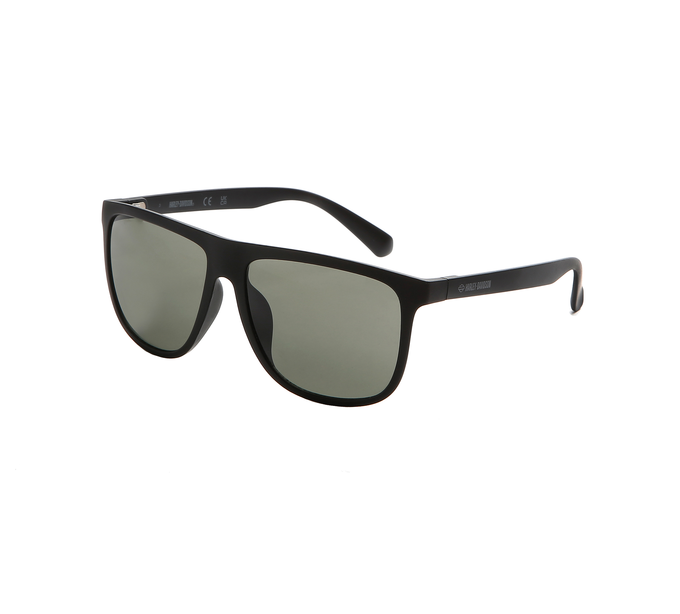 Oversize Oval Plastic Sunglasses - Matte Black | Harley-Davidson USA