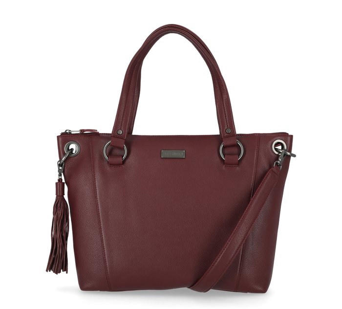 Women's Classic Leather Satchel Bag 1