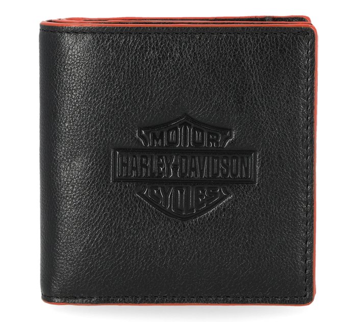 Women's Classic Leather Zip Billfold Wallet 1