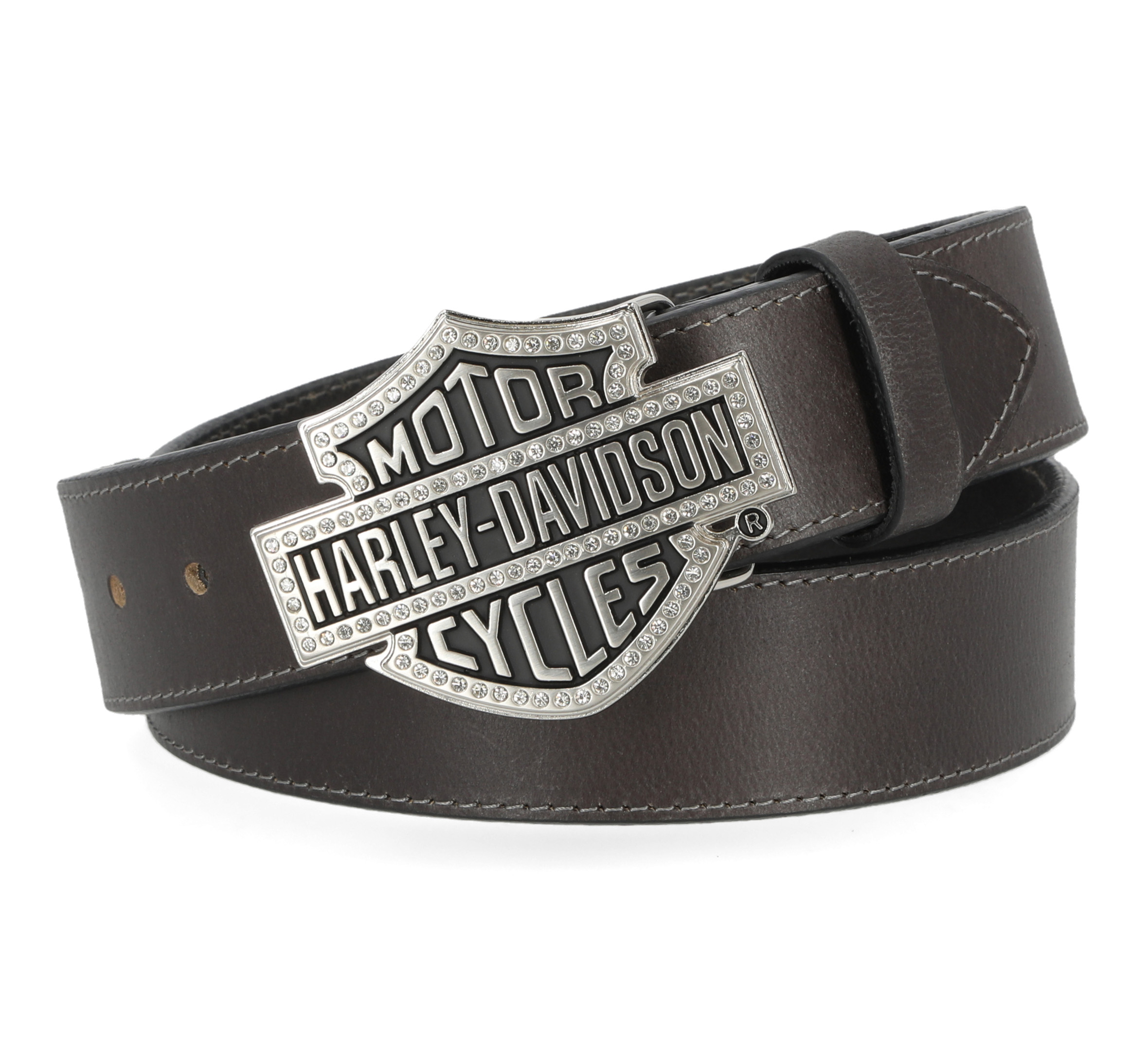 Women's Bar & Shield Rhinestone Buckle Belt | Harley-Davidson USA