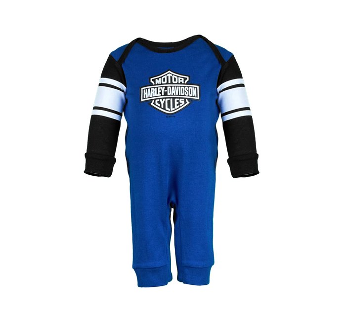 Infant Bar & Shield Knit Coverall 1