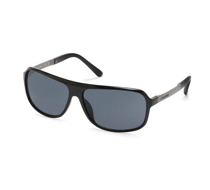 Casual Rectangular Sunglasses in Black 1