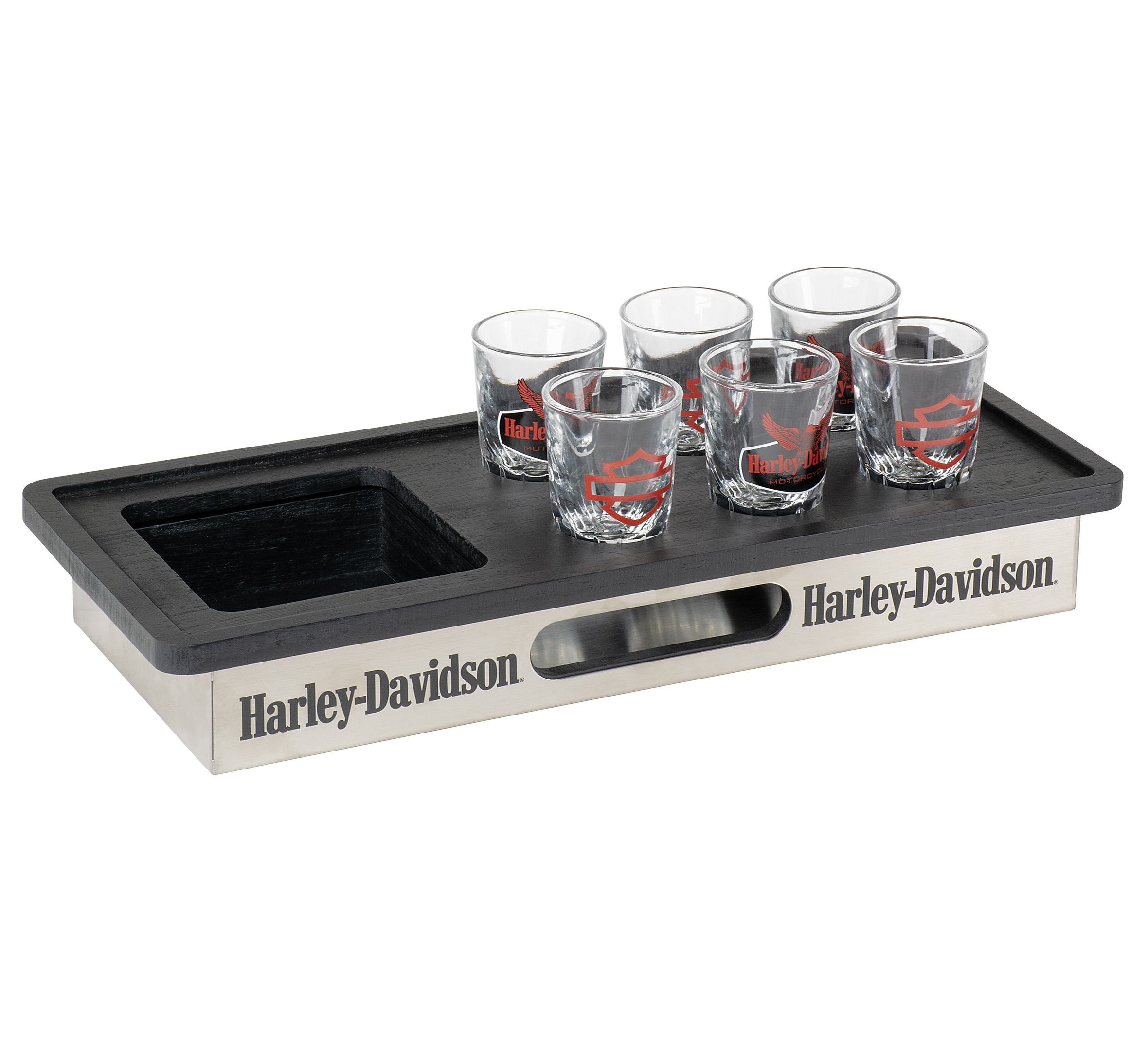 Harley-Davidson Matte Black Cocktail Shaker Set