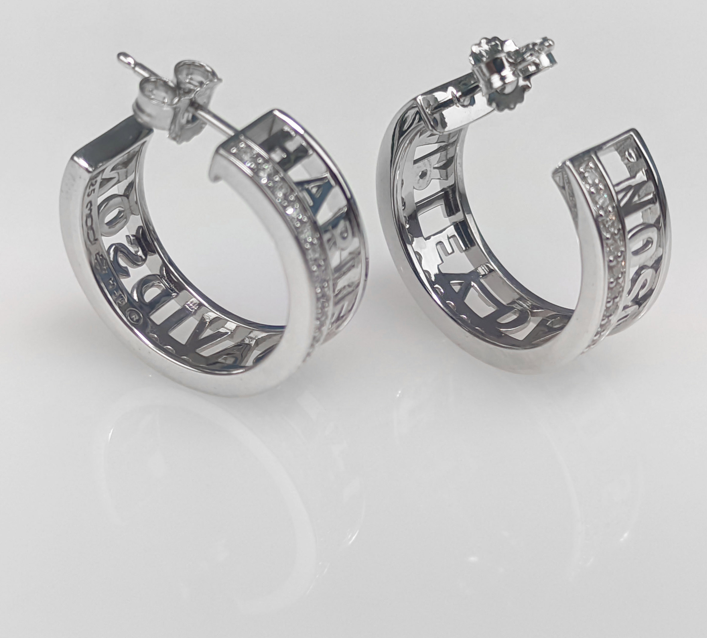 Thick round hoop earrings – Silver Streak Store