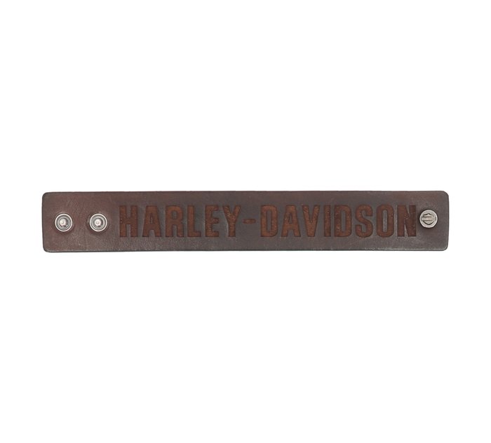 Harley-Davidson Leather Cuff L/XL Brown 1
