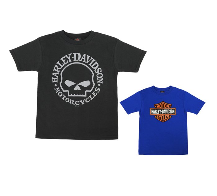 Toddler Boys 2 Pack Willie G & Classic Bar & Shield Tees 1