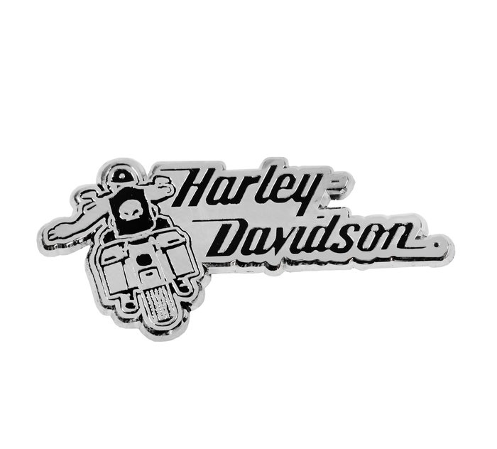 Harley-Davidson Cruiser Wave Pin, Black