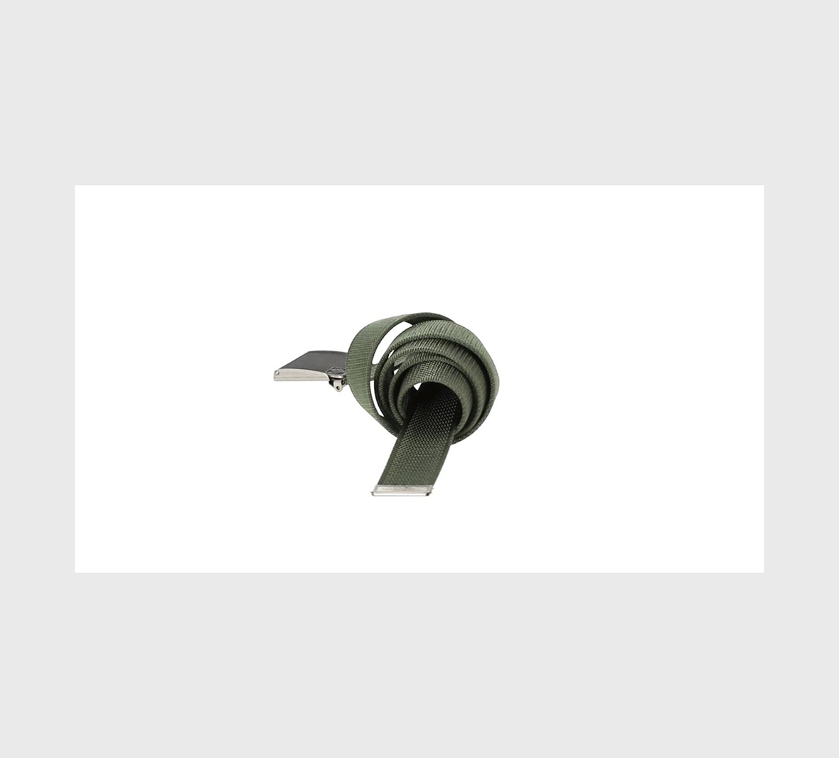 Bar & Shield Metal Buckle Web Belt