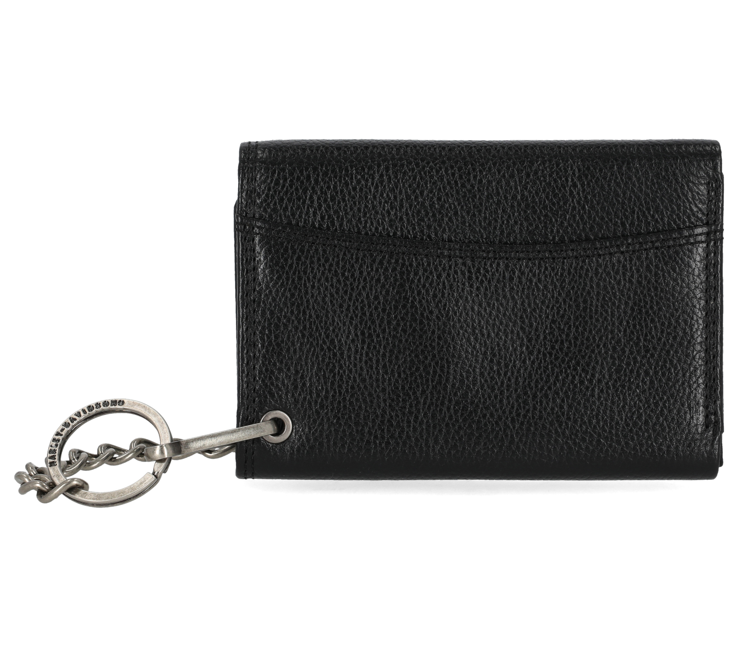 Open Bar & Shield Trifold Chain Wallet
