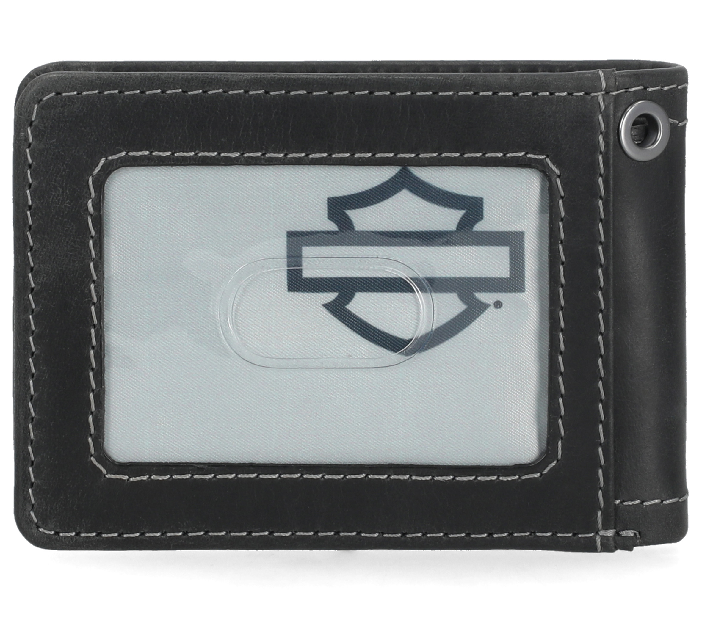 Skull Stitch Front Pocket Wallet