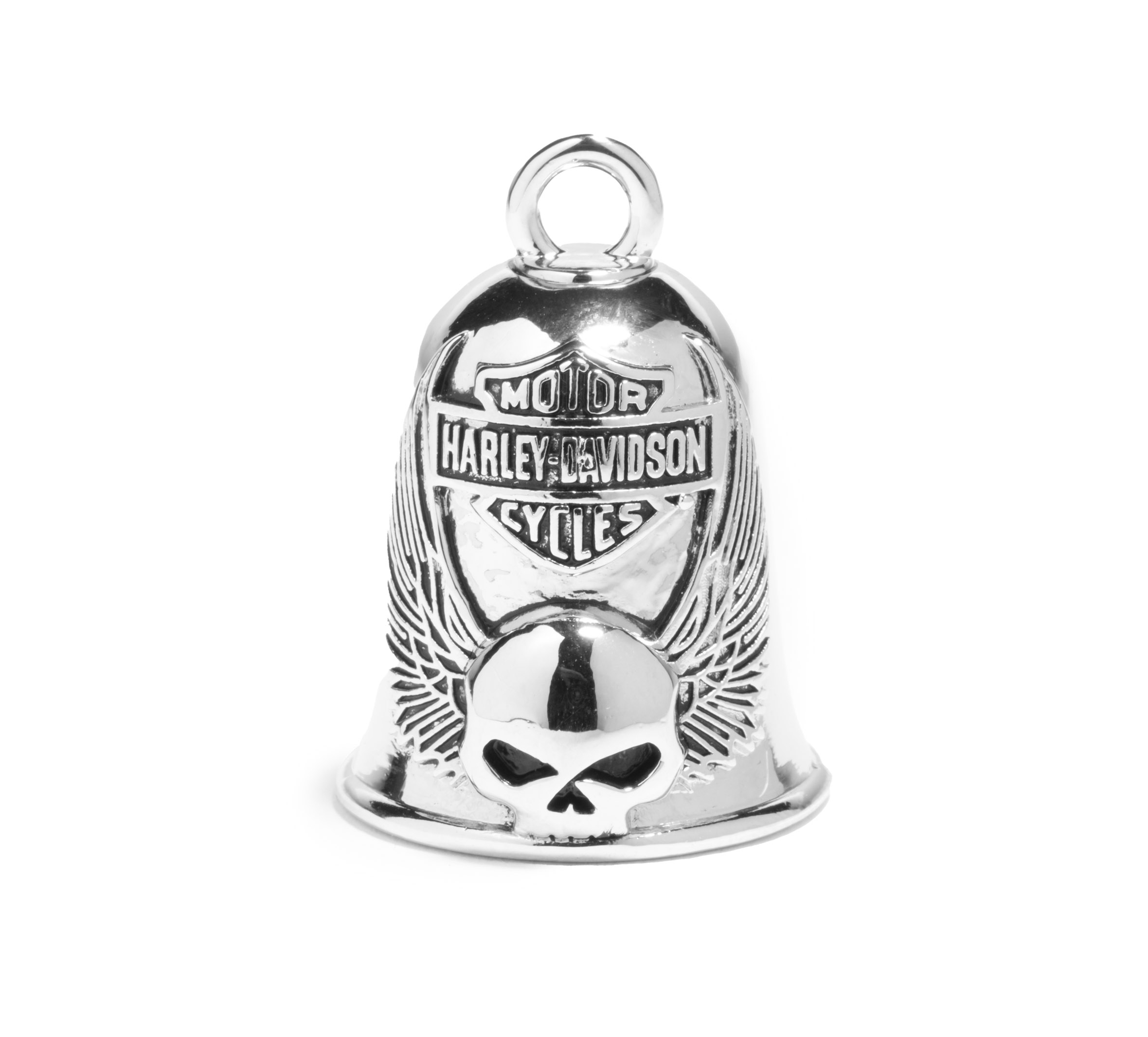Clochette de moto Flying Willie G Skull Bar & Shield