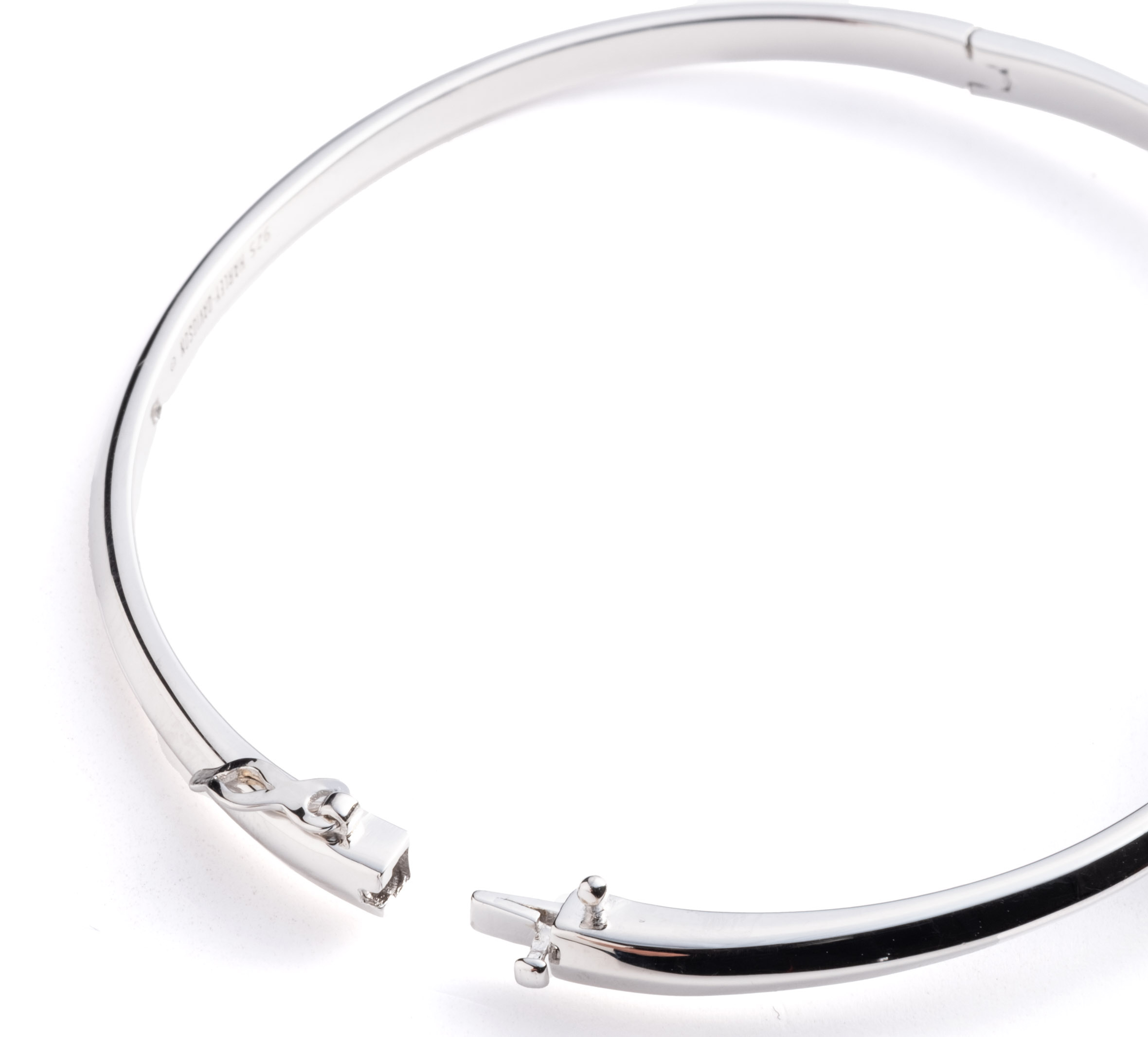 Bracelet en argent sterling Bar & Shield à cœur double pour femmes