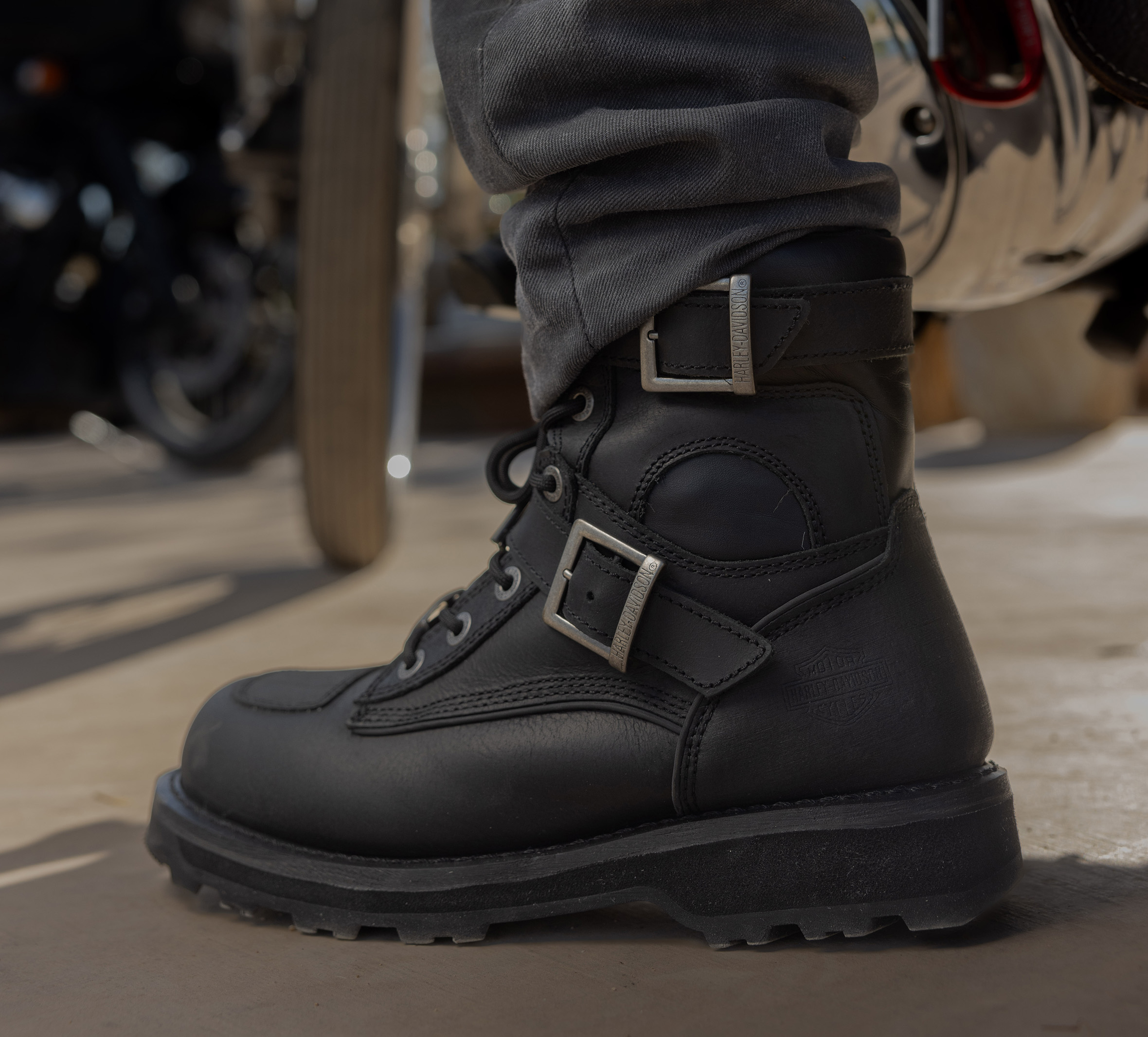 MEN'S BROCKWOOD RIDE DBL BUCKLE / BLACK