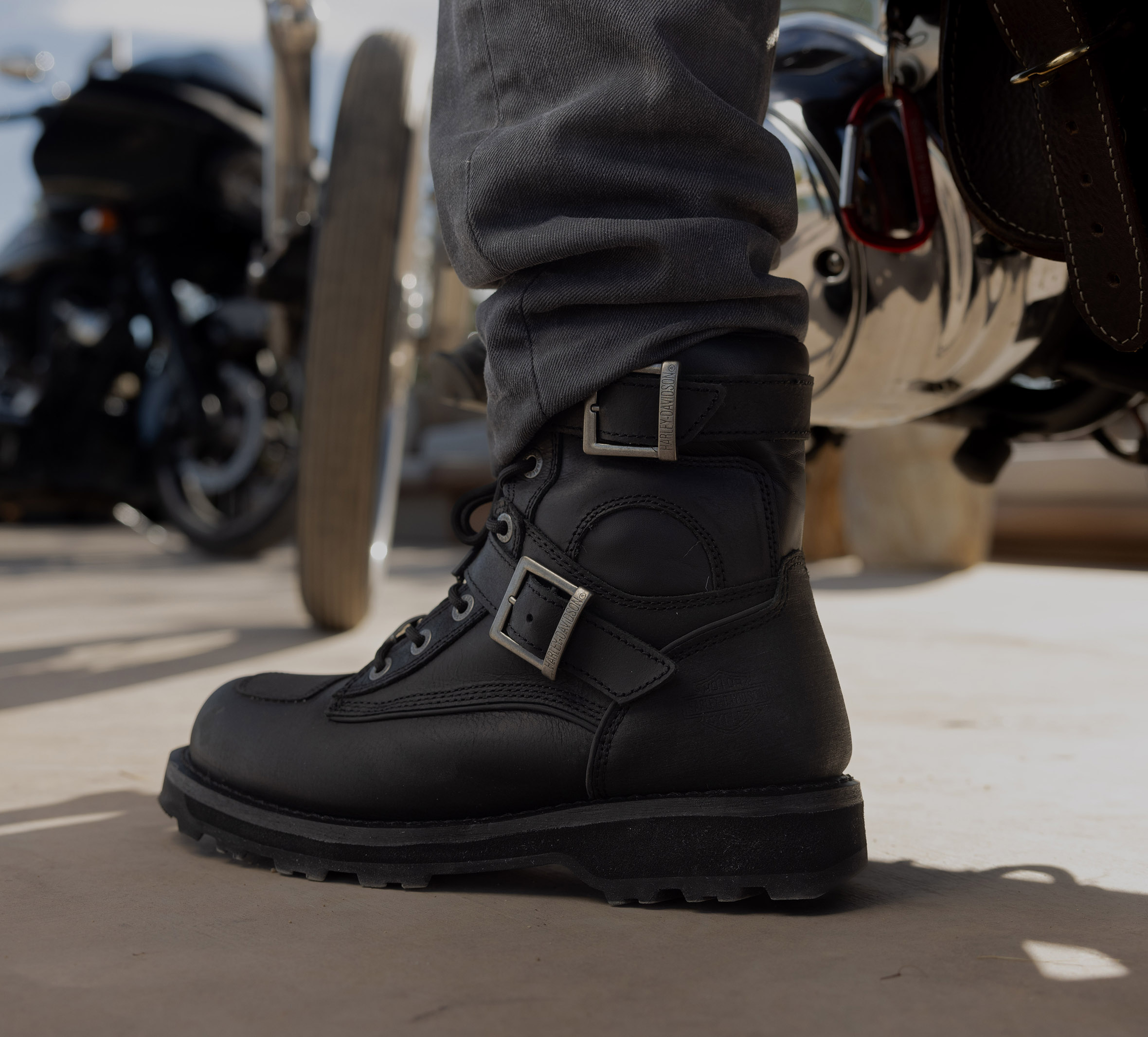 MEN'S BROCKWOOD RIDE DBL BUCKLE / BLACK