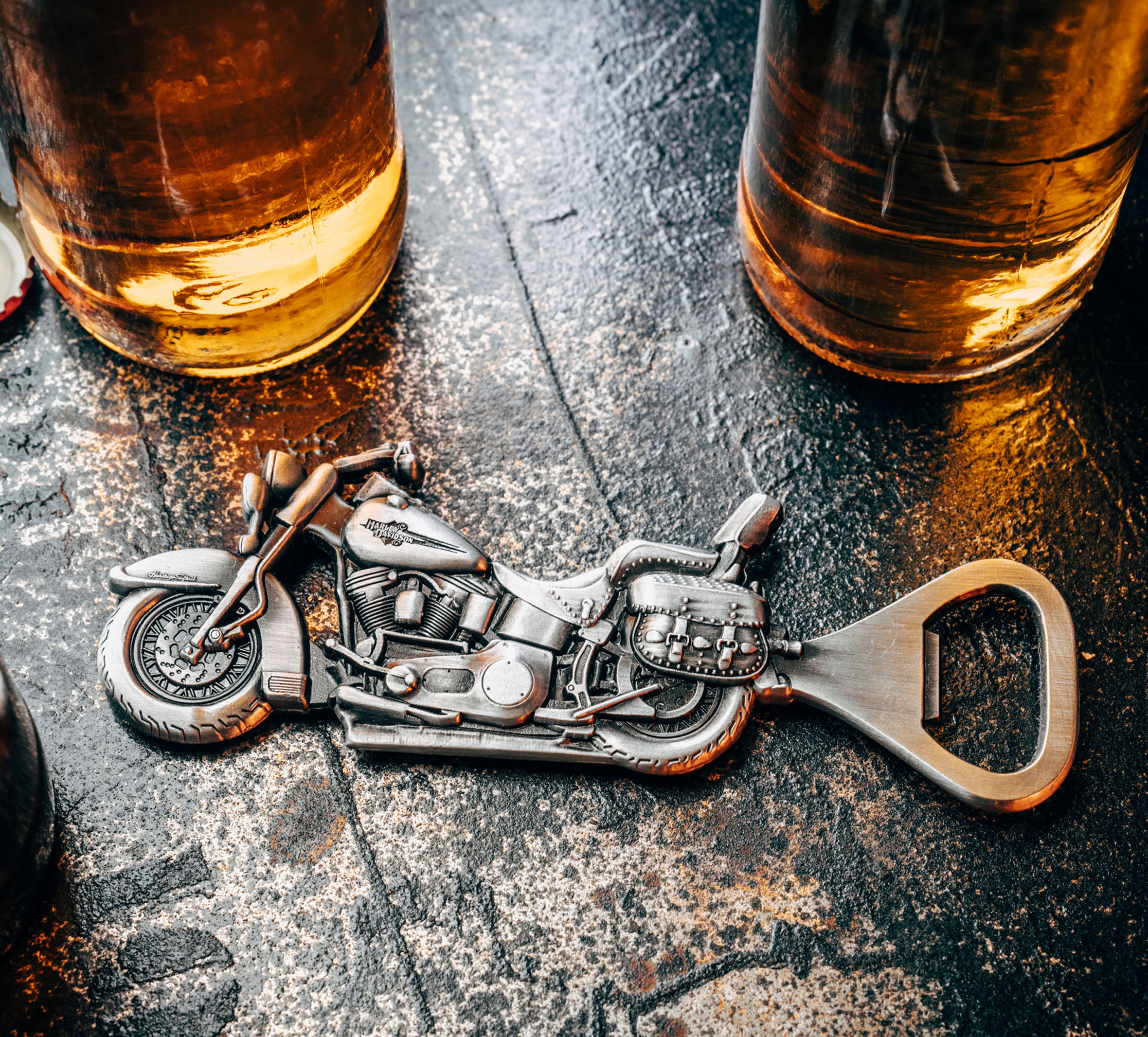 Motorcycle Metal Bottle Opener
