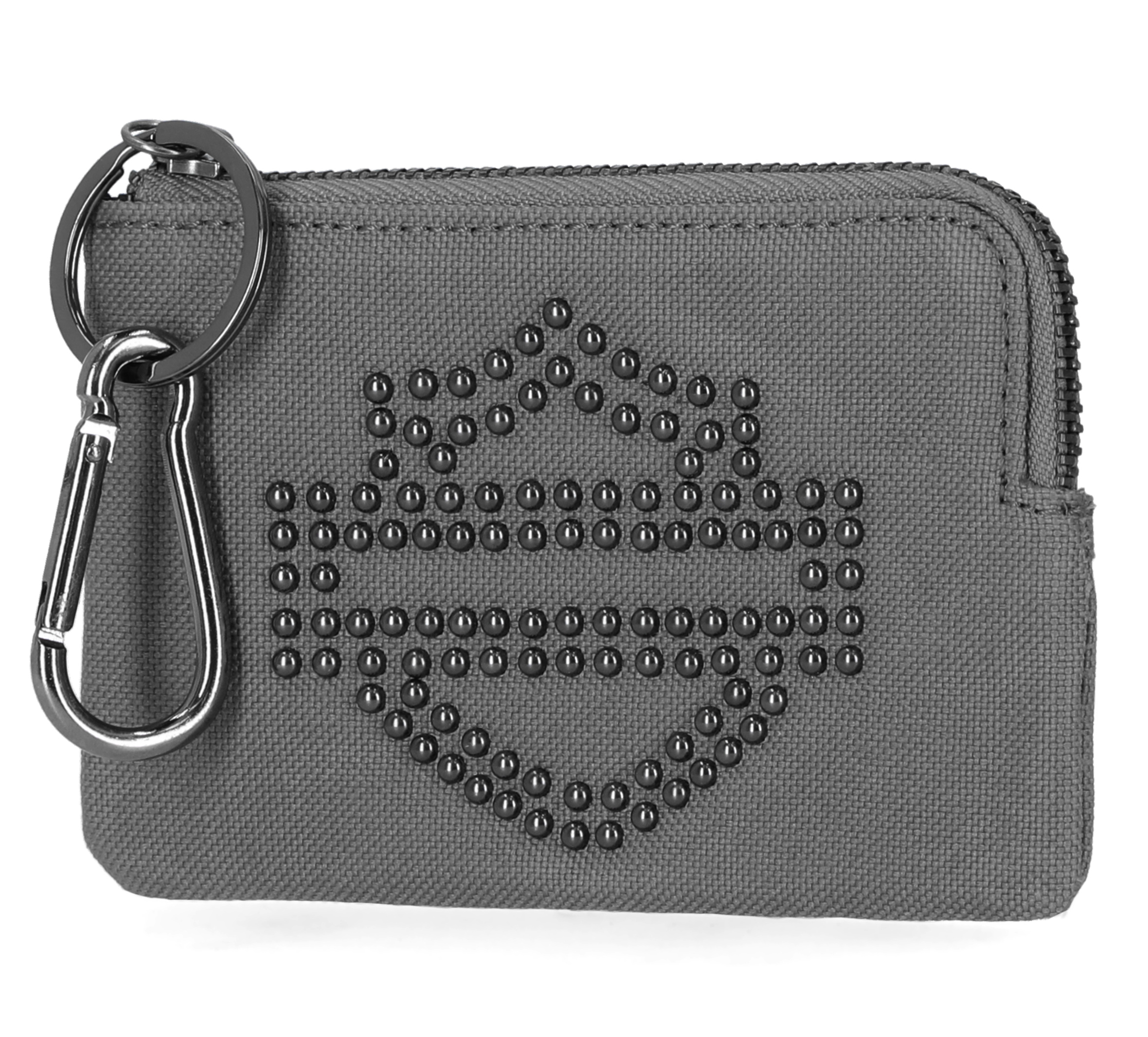 Bar & Shield Studded Key Case Wallet