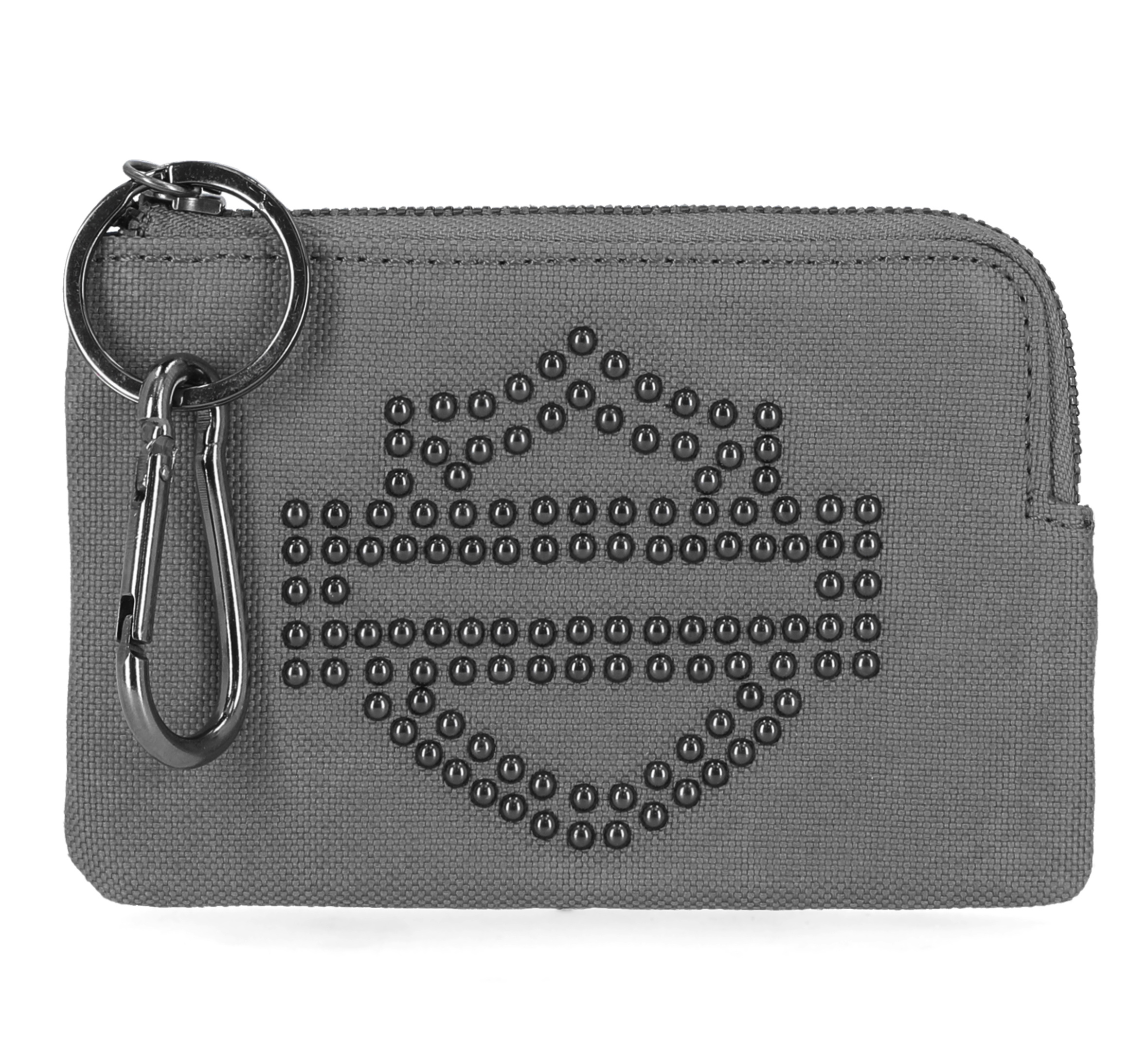 Bar & Shield Studded Key Case Wallet