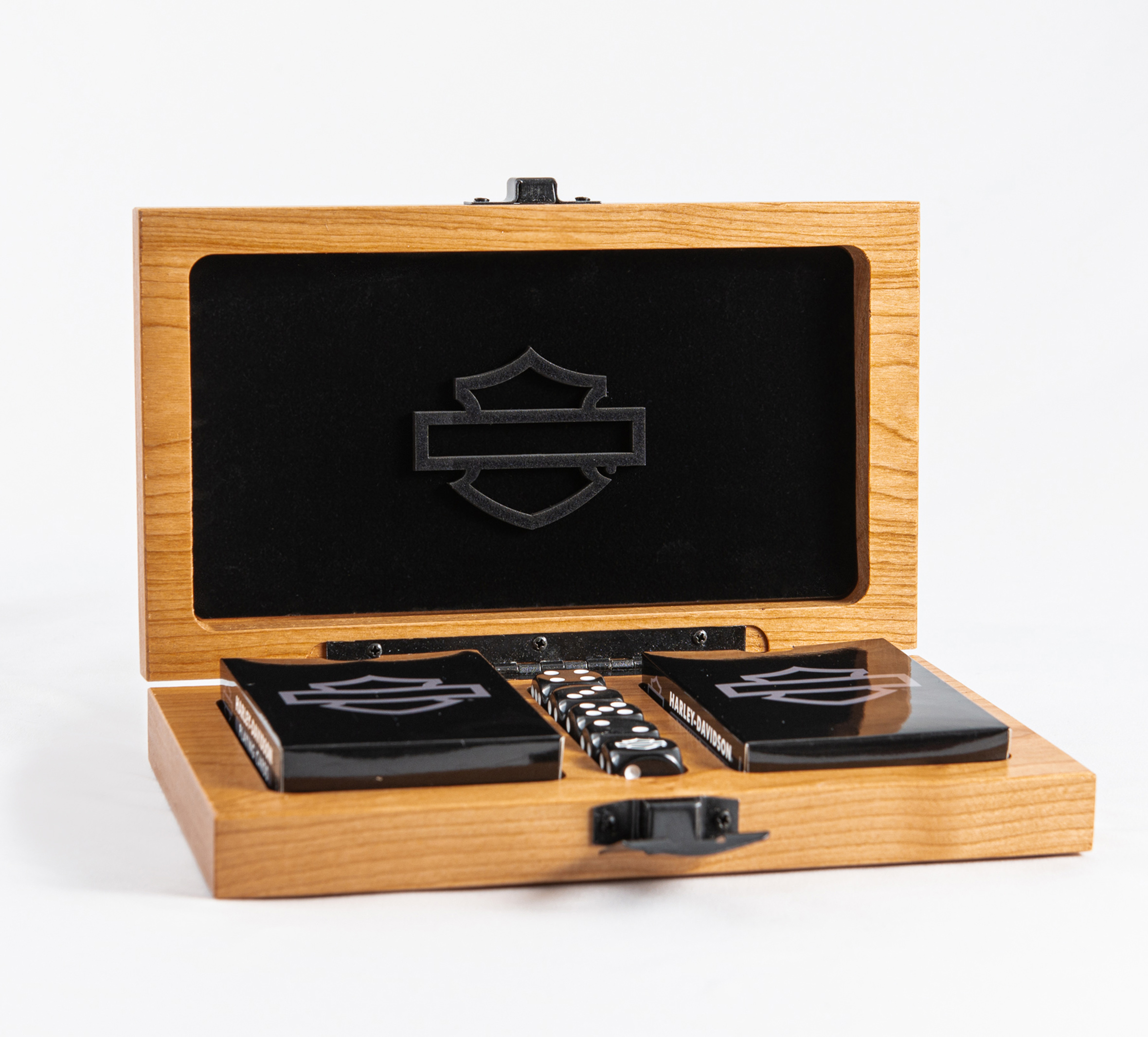 H-D Deluxe 2 in 1 Game Set Double Card Deck / Dice