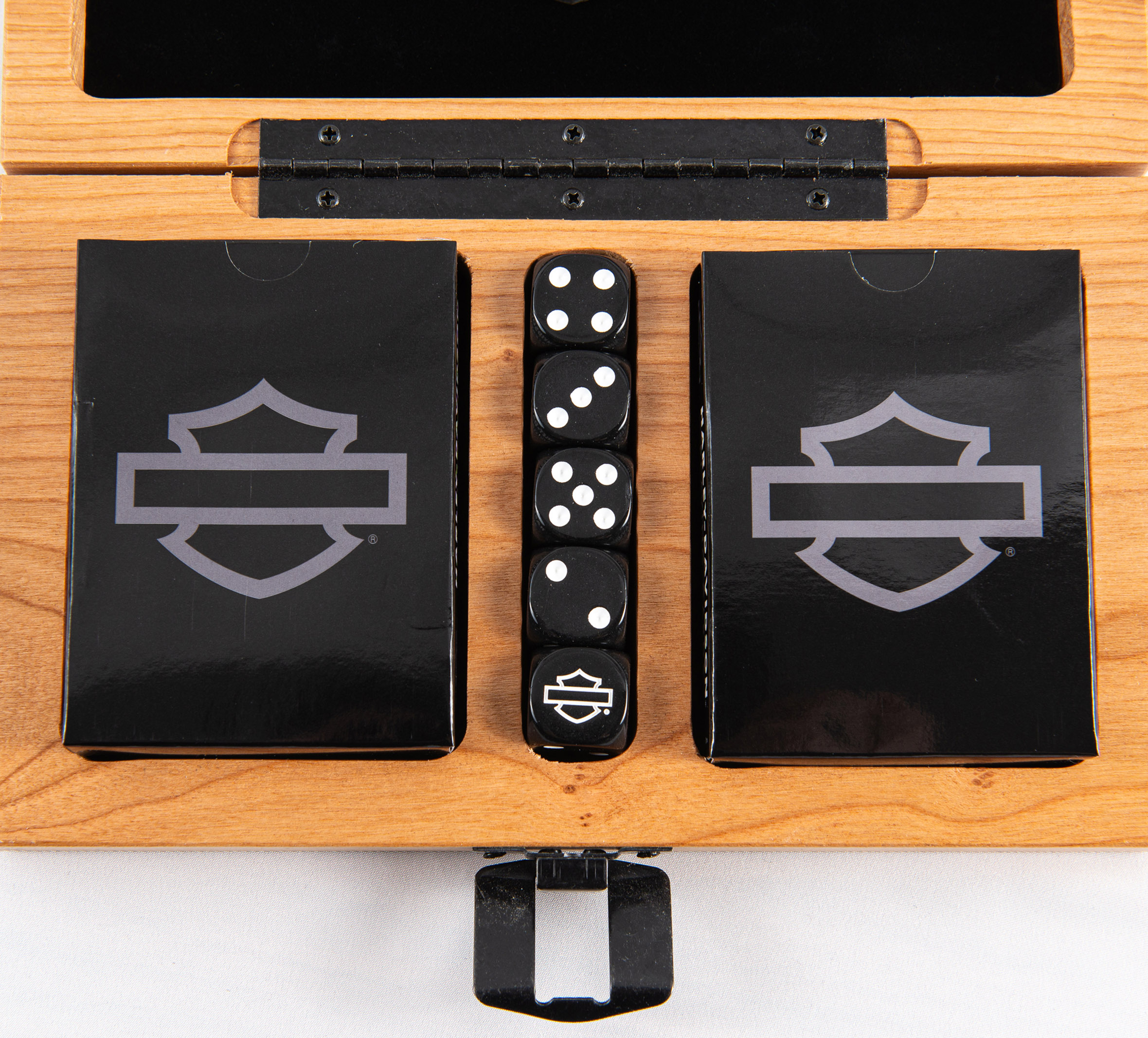 H-D Deluxe 2 in 1 Game Set Double Card Deck / Dice