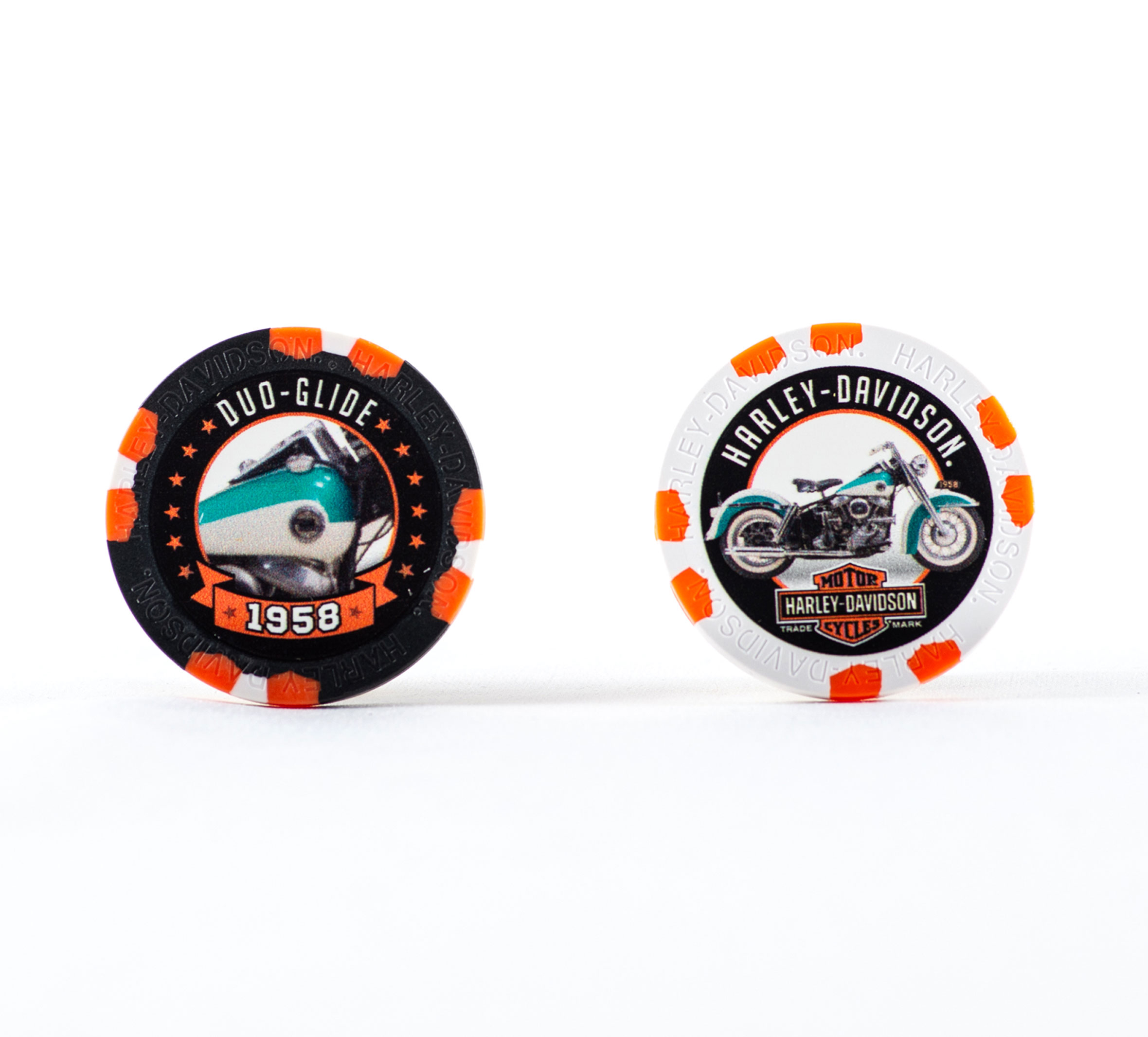 Limited Edition: Vintage Collectable Poker Chips Series 12 1950 Duo-Glide