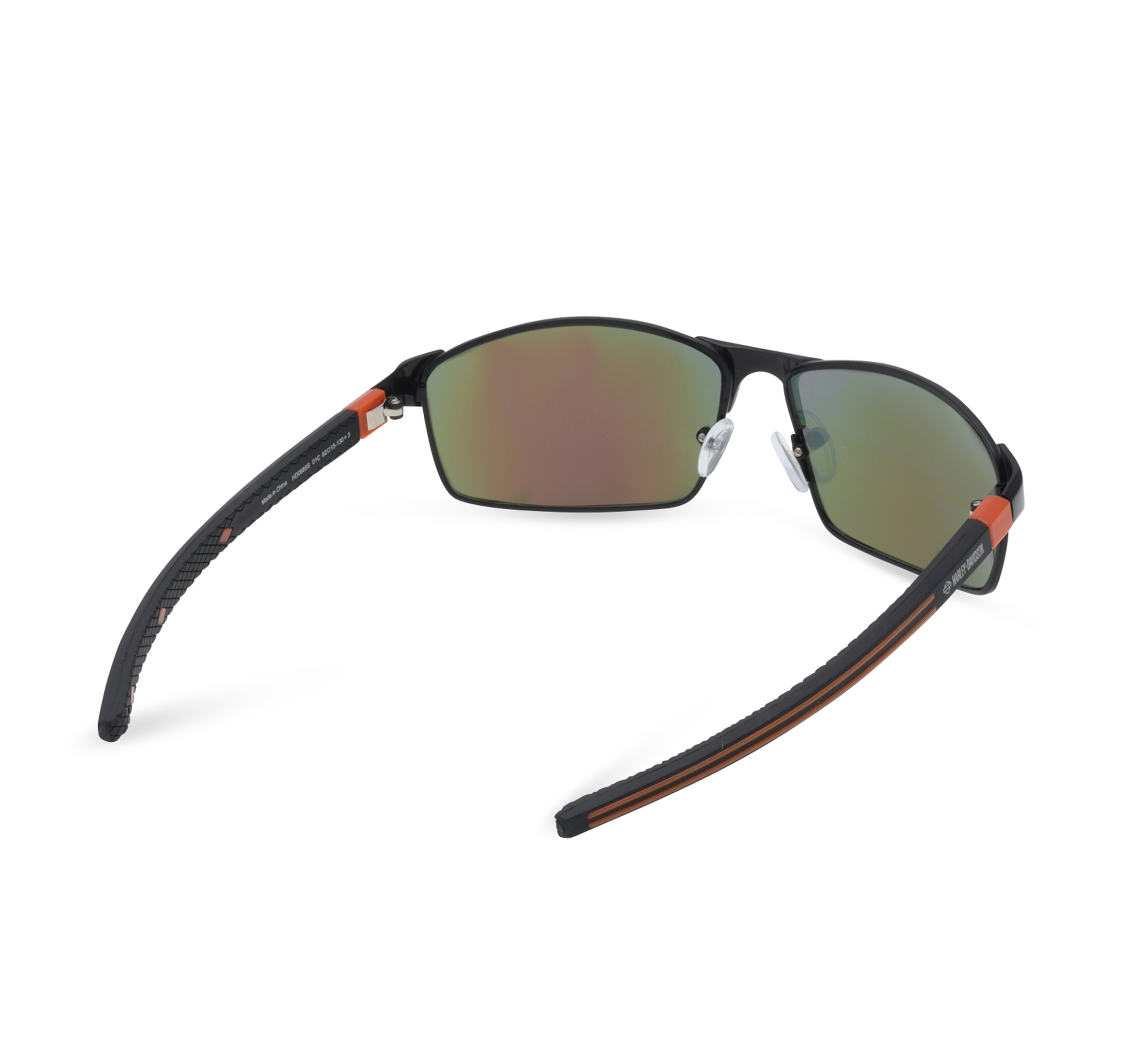 Rectangular Metal Wrap Lifestyle Sunglasses