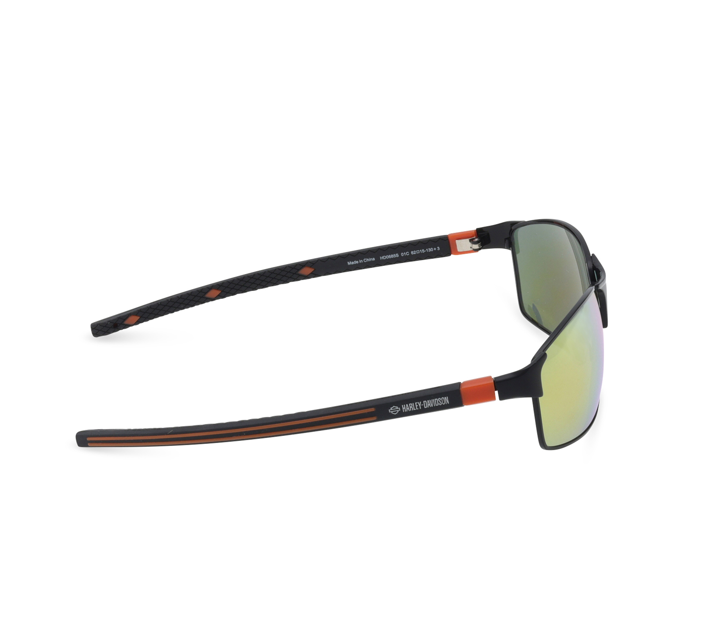 Rectangular Metal Wrap Lifestyle Sunglasses