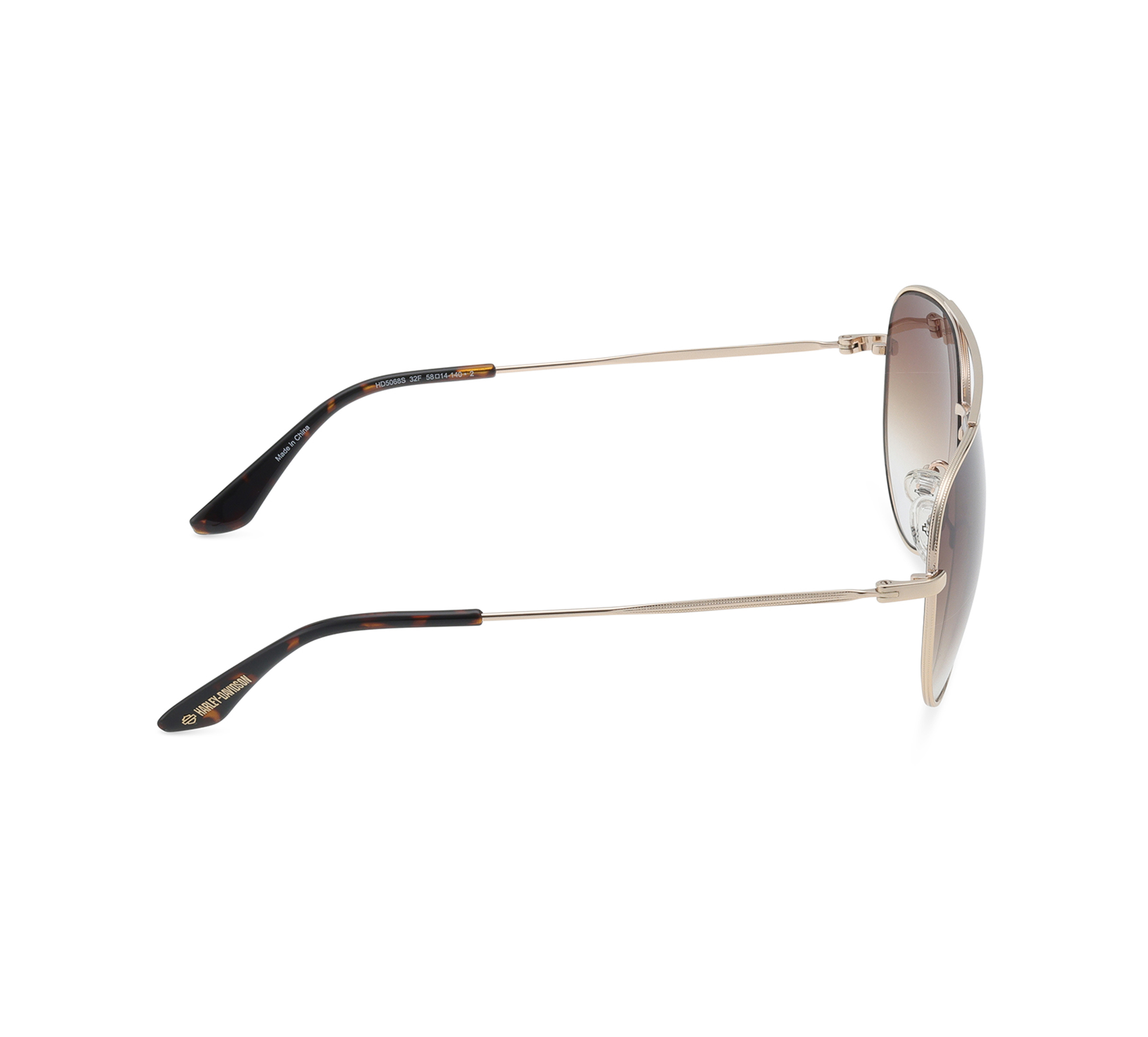 Petite Metal Aviator  Lifestyle Sunglasses