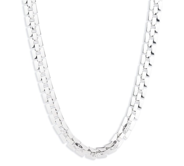 Women's 16" Pave Link Chain Necklace 1
