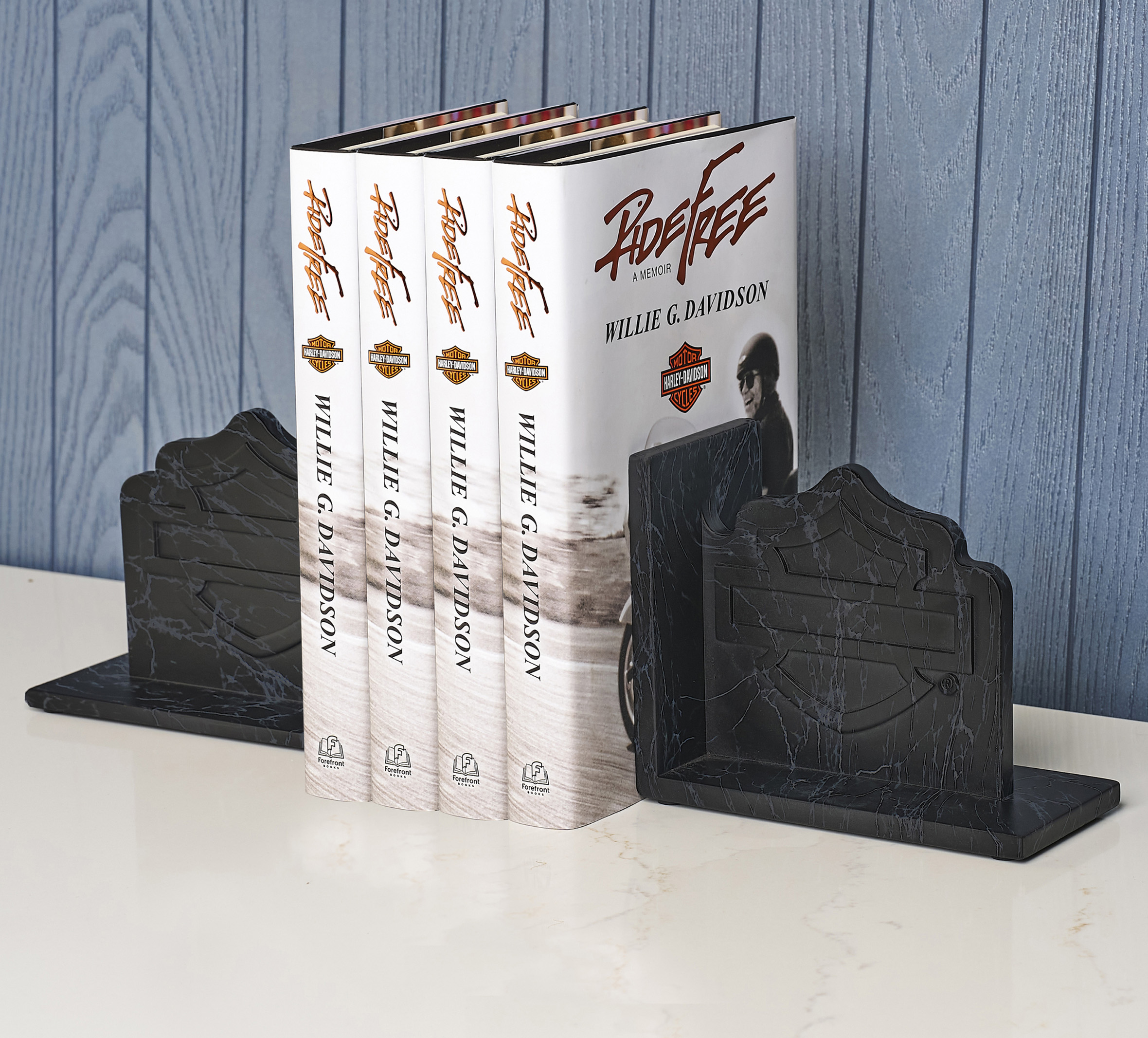 Open Bar & Shield Bookends